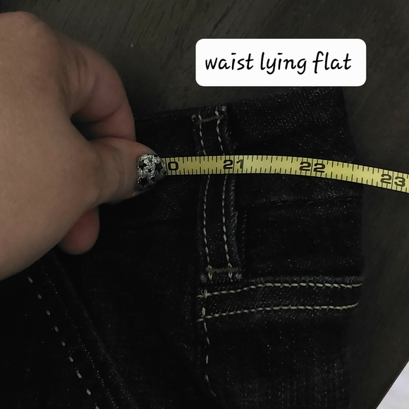 Lane Bryant 24 Plus Size Dark Wash Cotton Blend Cuffed Bermuda Shorts Womens - Picture 8 of 10